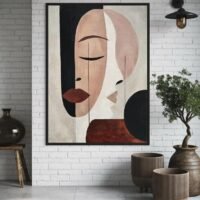 Serenite | Dokulu Soyut Tablo | Çerçeveli