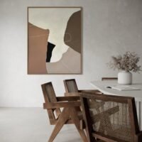 AURA | SOYUT DOKULU TABLO | ÇERÇEVELİ