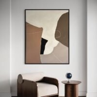 AURA | SOYUT DOKULU TABLO | ÇERÇEVELİ