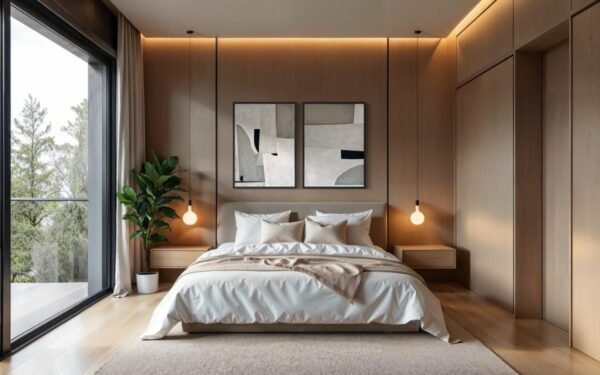 Soft Balance / ikili Set | Dokulu Soyut | Çerçeveli