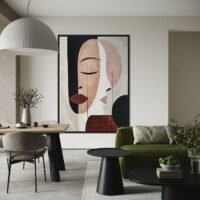 Serenite | Dokulu Soyut Tablo | Çerçeveli