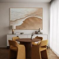 Dingin Akış | Dokulu Tablo | Çerçeveli