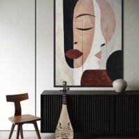 Serenite | Dokulu Soyut Tablo | Çerçeveli