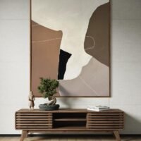 AURA | SOYUT DOKULU TABLO | ÇERÇEVELİ