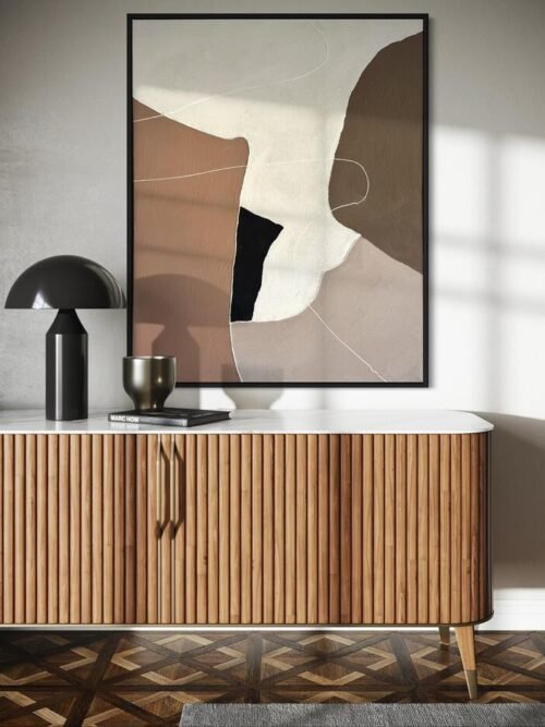 AURA | SOYUT DOKULU TABLO | ÇERÇEVELİ