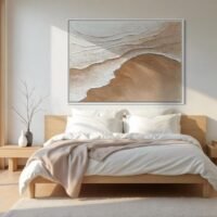 Dingin Akış | Dokulu Tablo | Çerçeveli