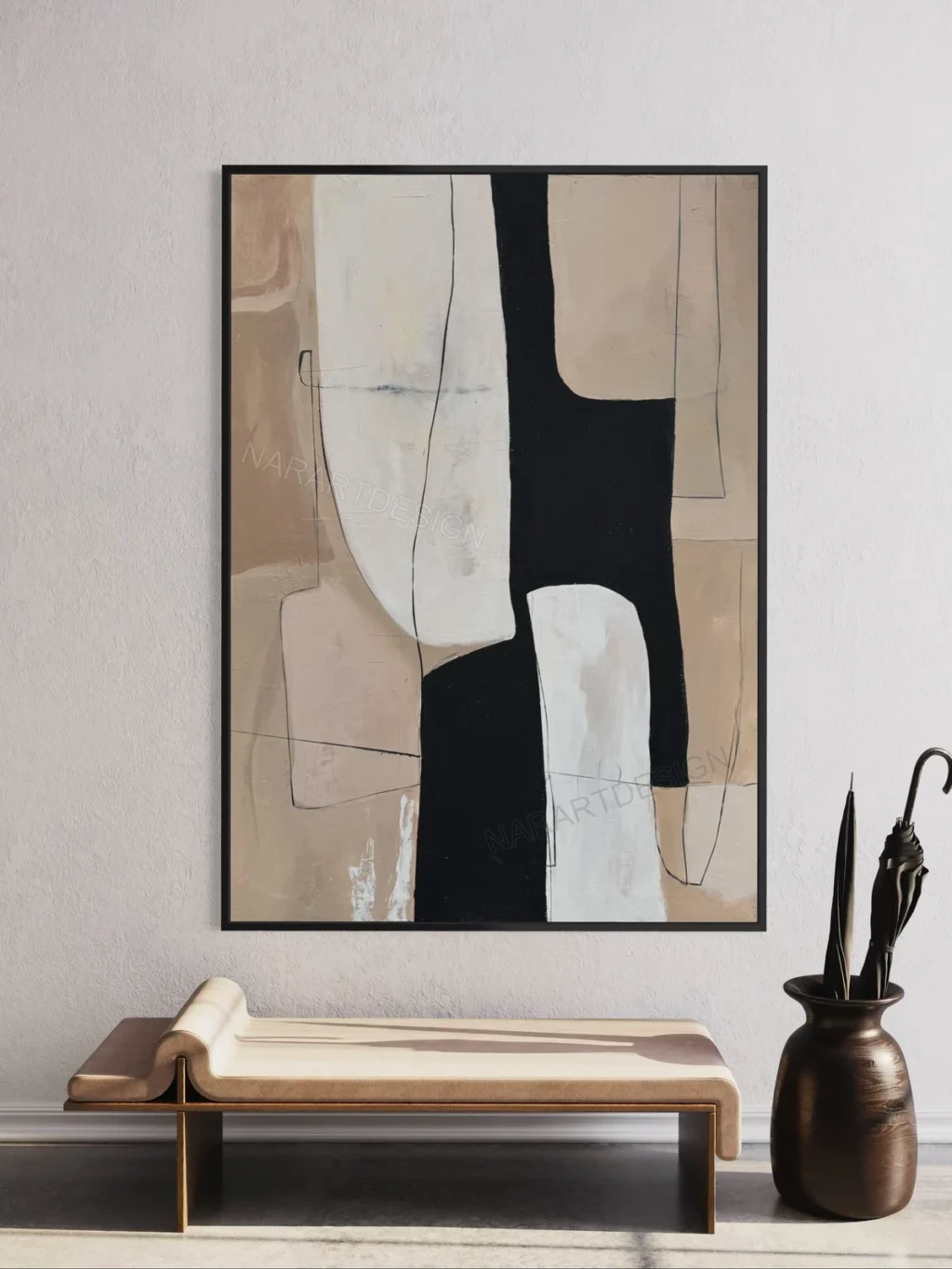 Nar Art Design - modern-flow-dokulu-tablo