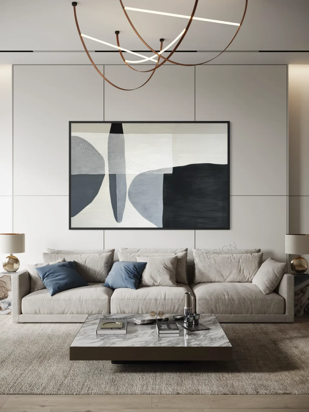 Nar Art Design - silent-form-soyut-tablo