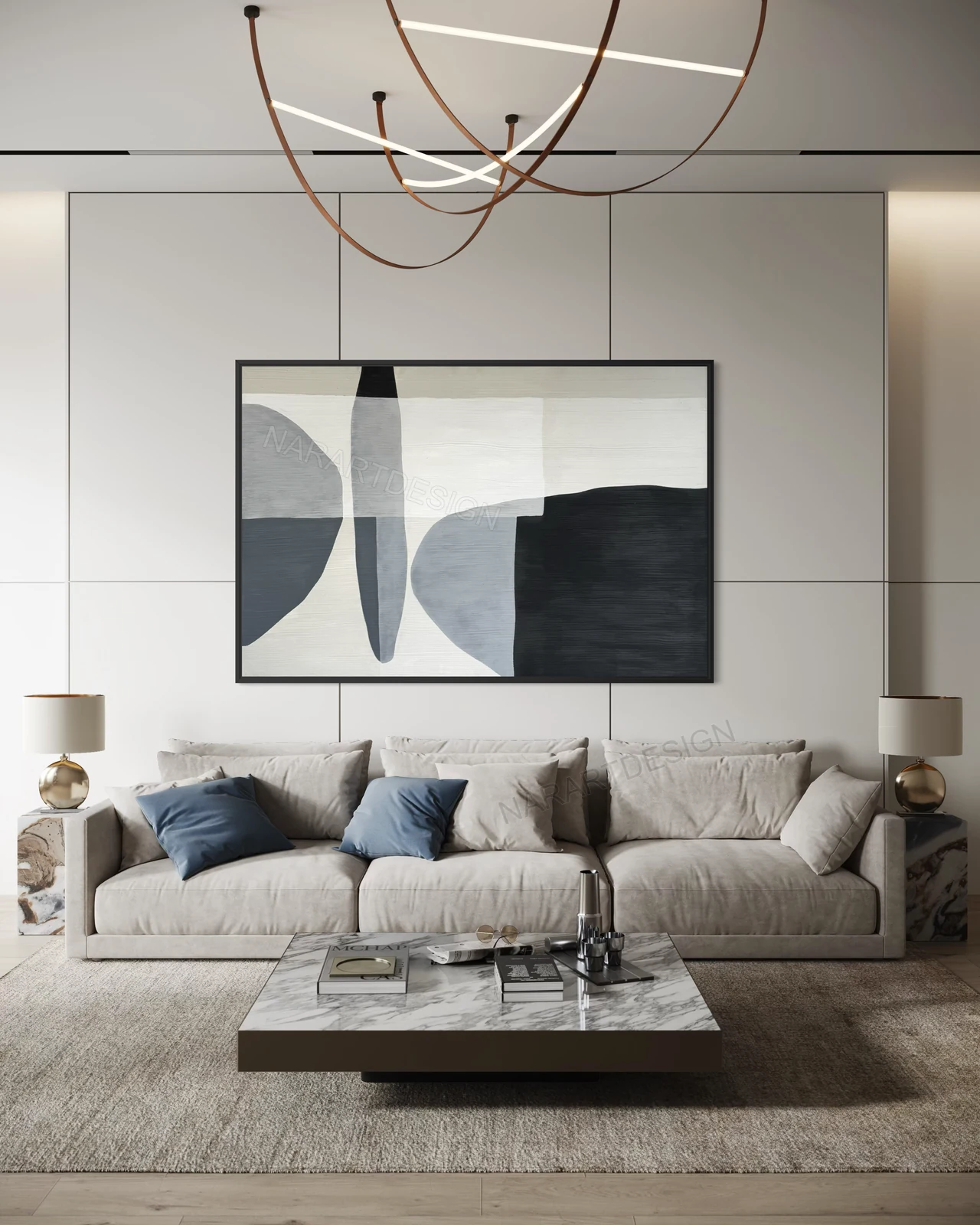 Nar Art Design - silent-form-soyut-tablo
