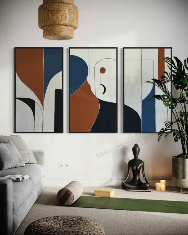 Nar Art Design - icsel-akis-3lu-dokulu-tablo