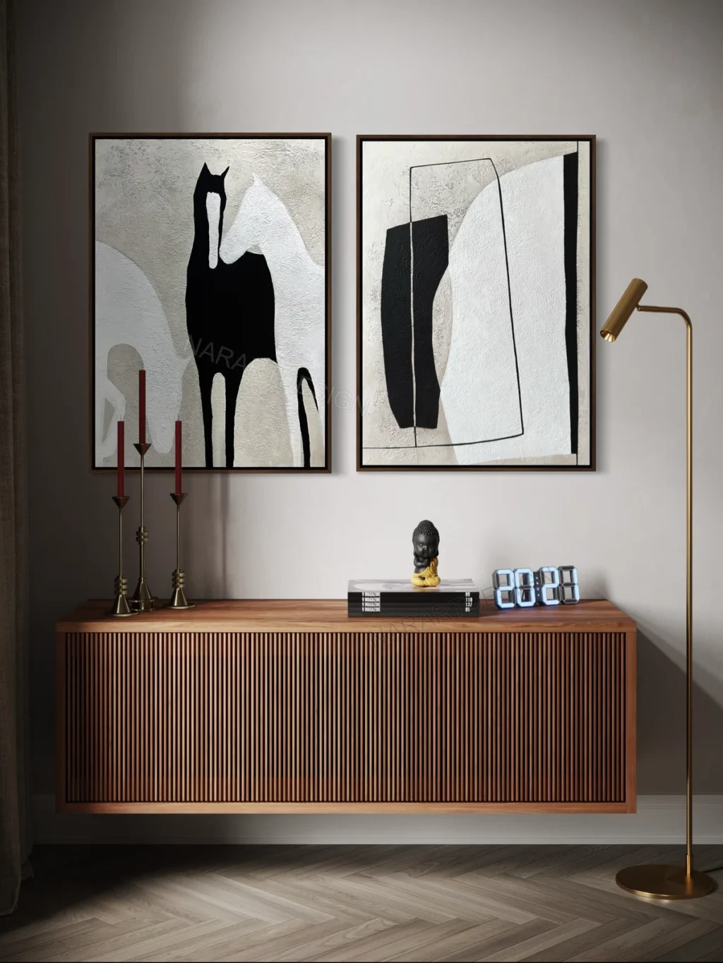 Nar Art Design - zarafet-denge-dokulu-tablo