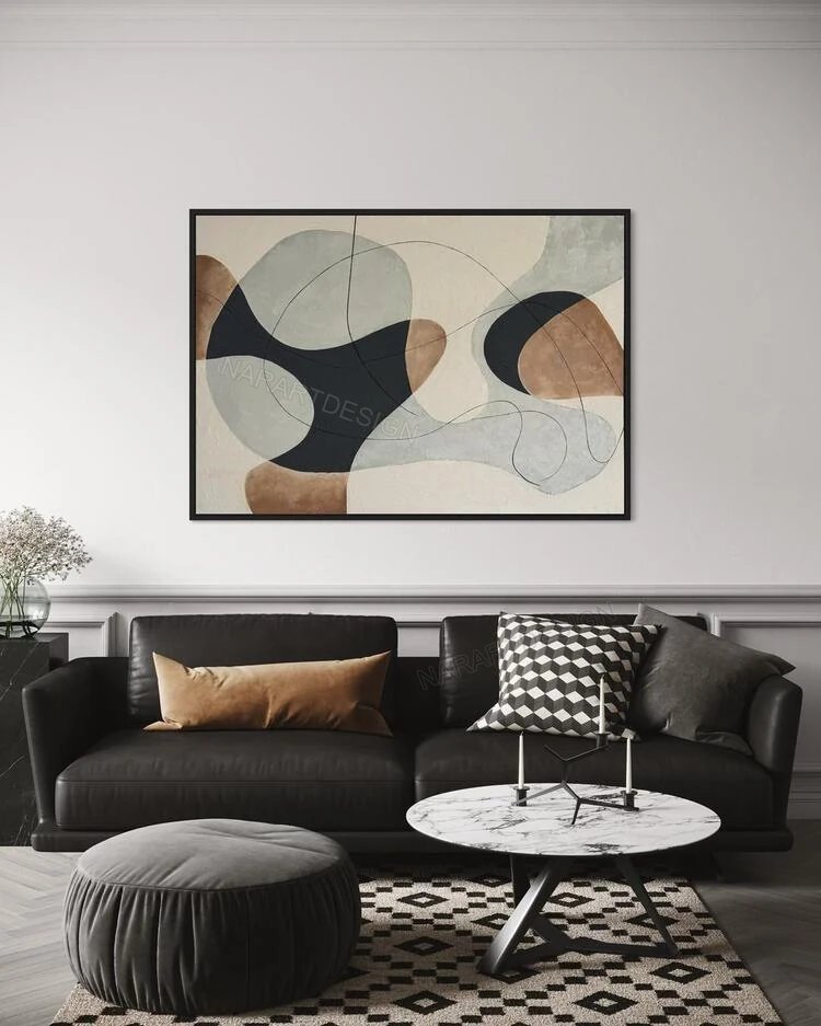 Nar Art Design - niva-soyut-dokulu-tablo