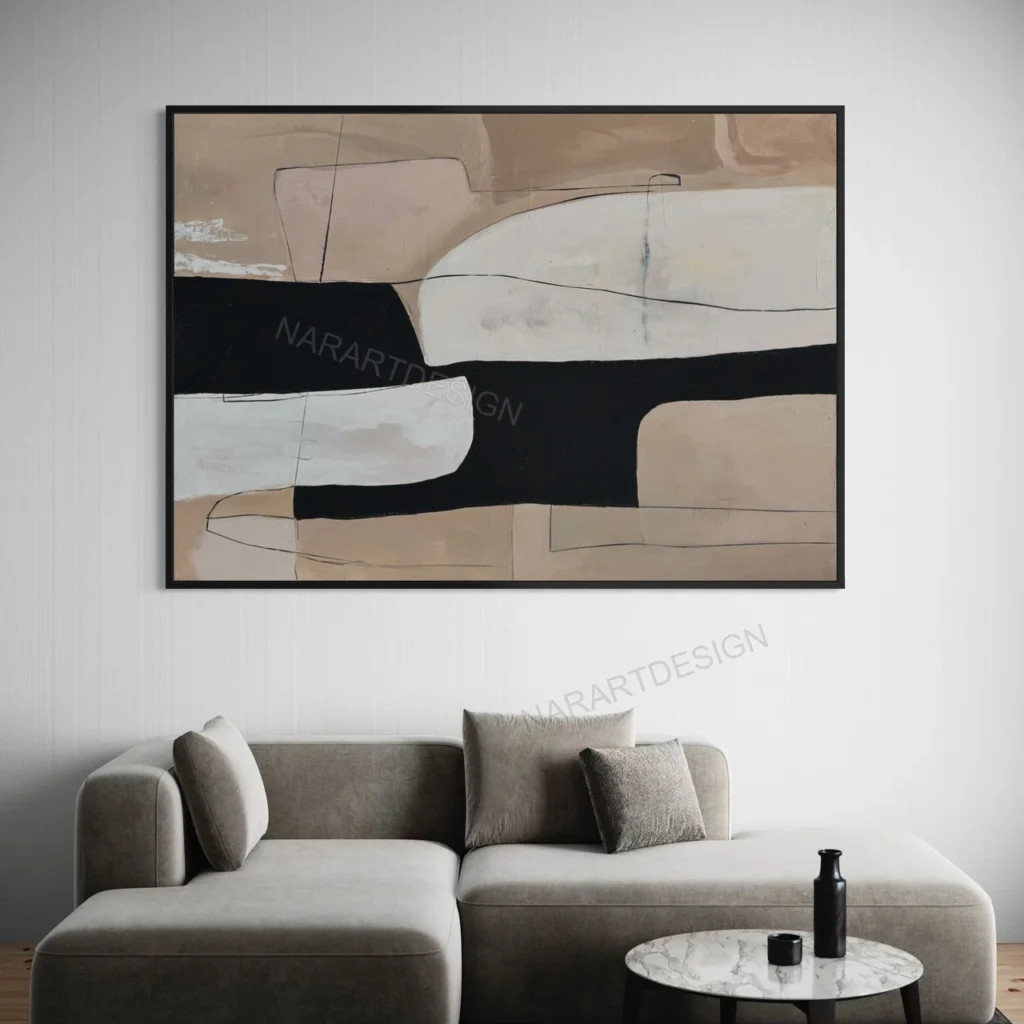 Nar Art Design - modern-flow-dokulu-tablo