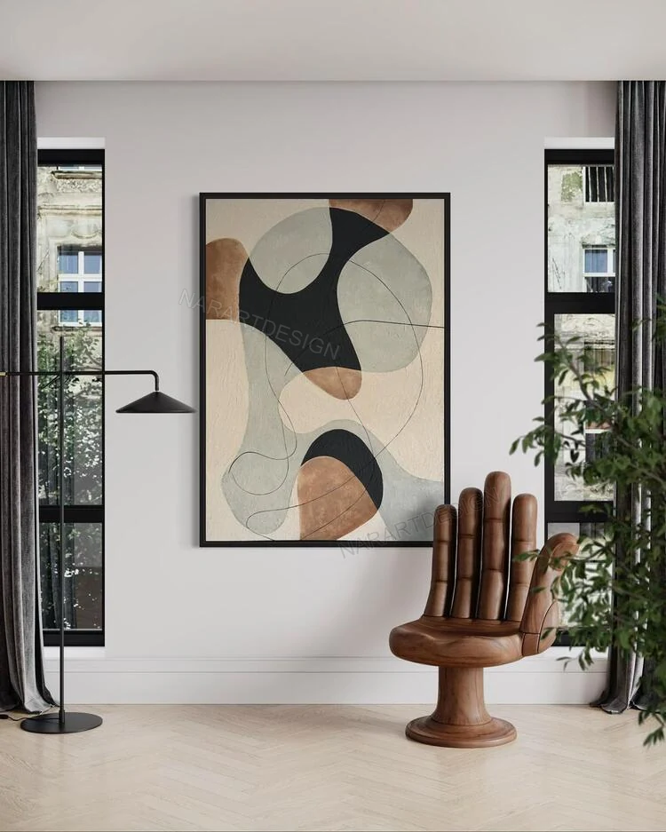 Nar Art Design - niva-soyut-dokulu-tablo