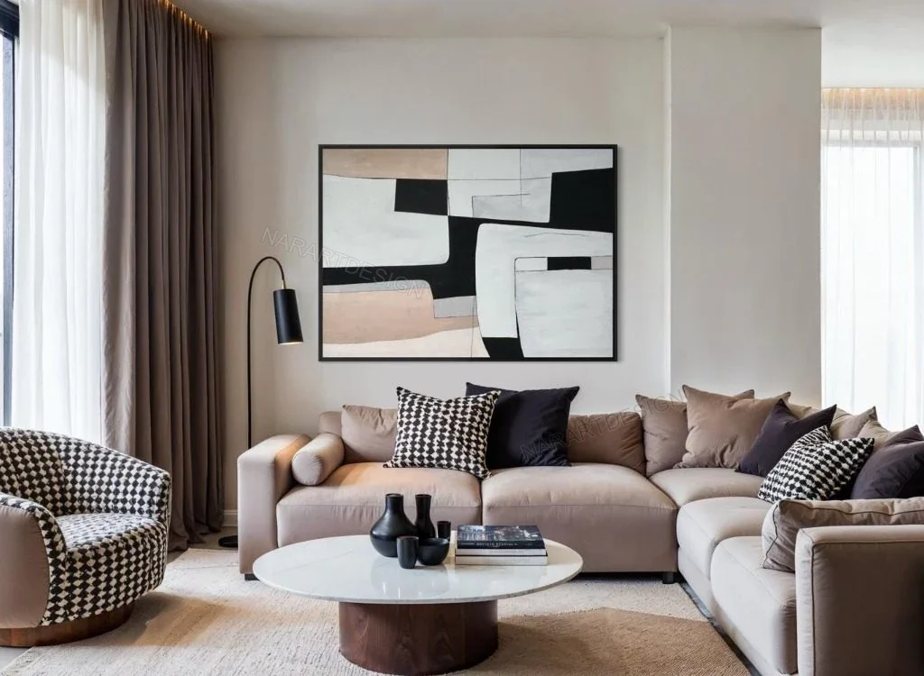 Nar Art Design - linea-soyut-tablo