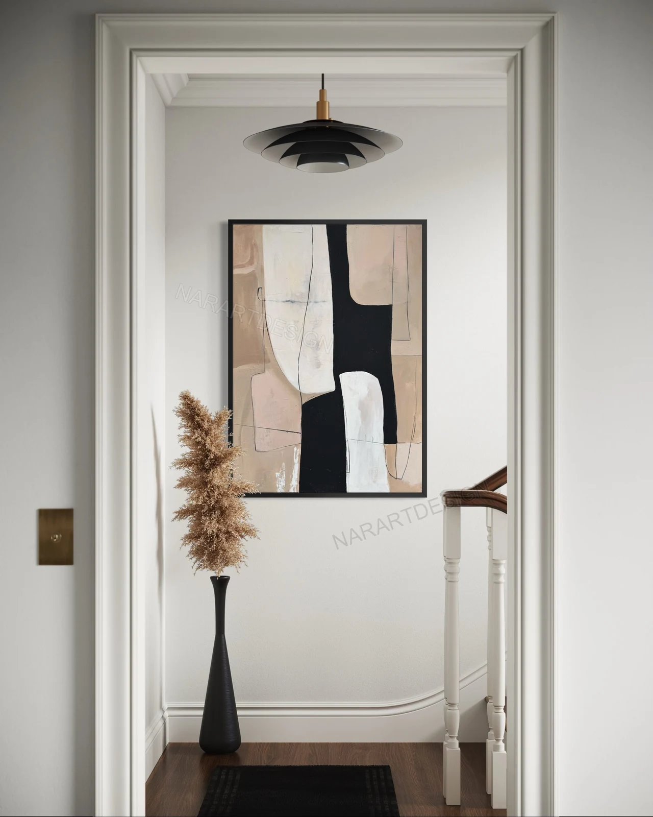 Nar Art Design - modern-flow-dokulu-tablo