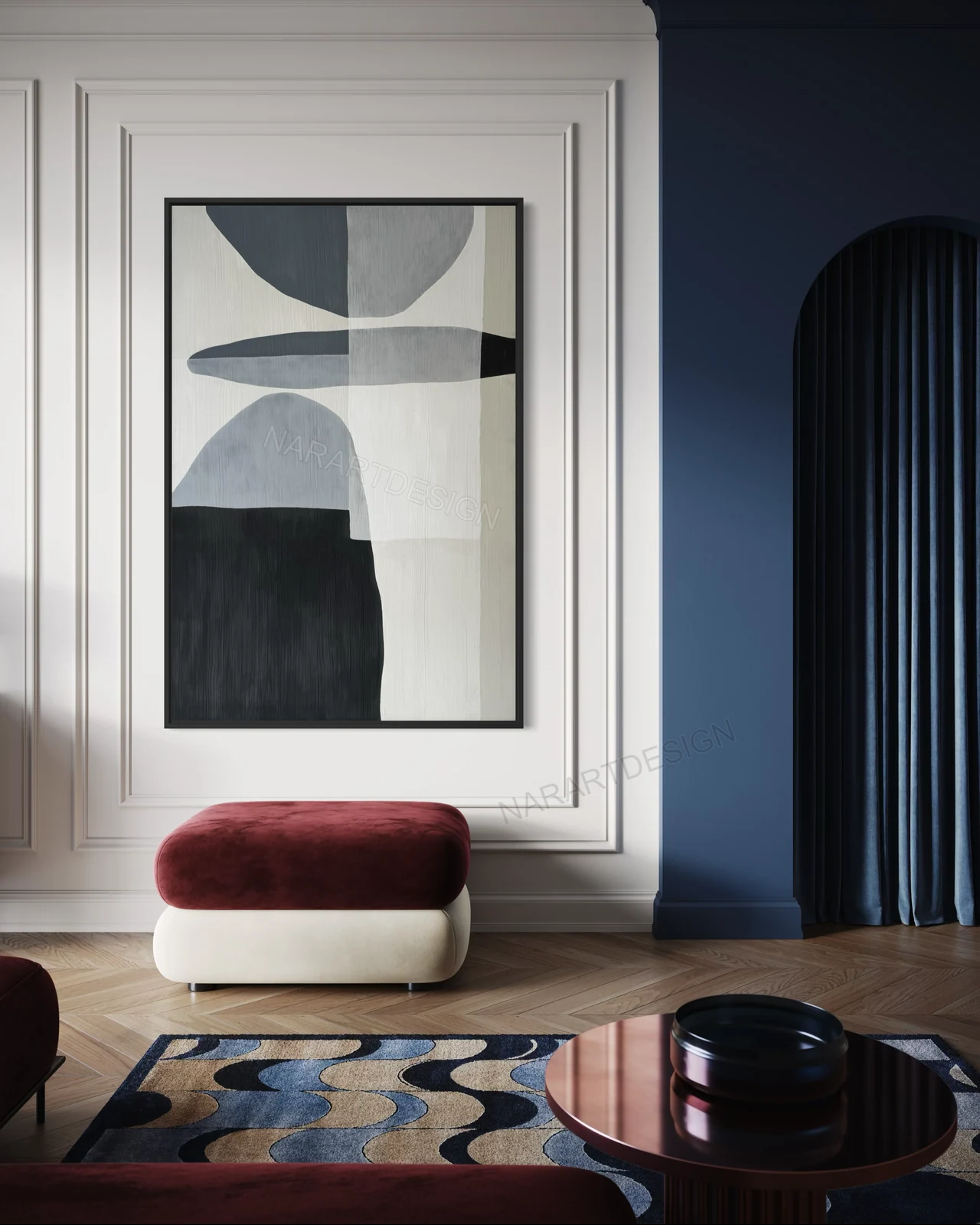 Nar Art Design - silent-form-soyut-tablo