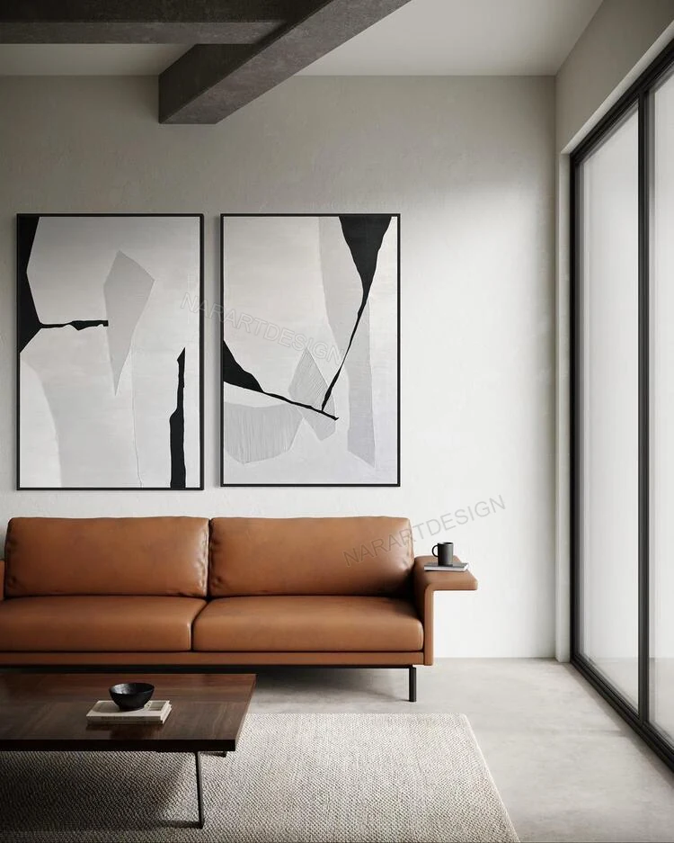 Nar Art Design - monokrom-dokulu-tablo