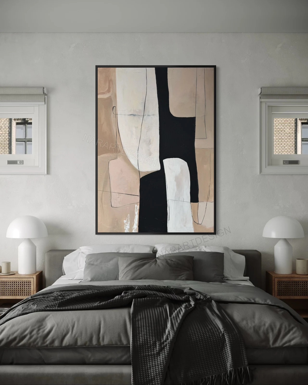 Nar Art Design - modern-flow-dokulu-tablo