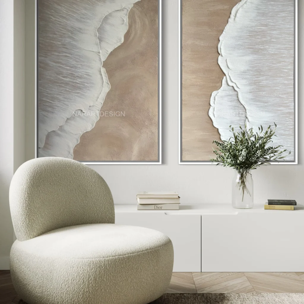 Soft Waves ikili tablo seti — mekân görünümü