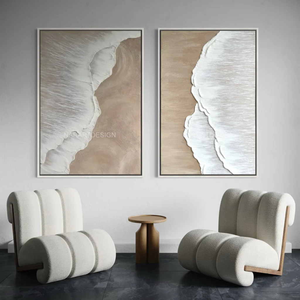 Soft Waves ikili tablo seti — mekân görünümü