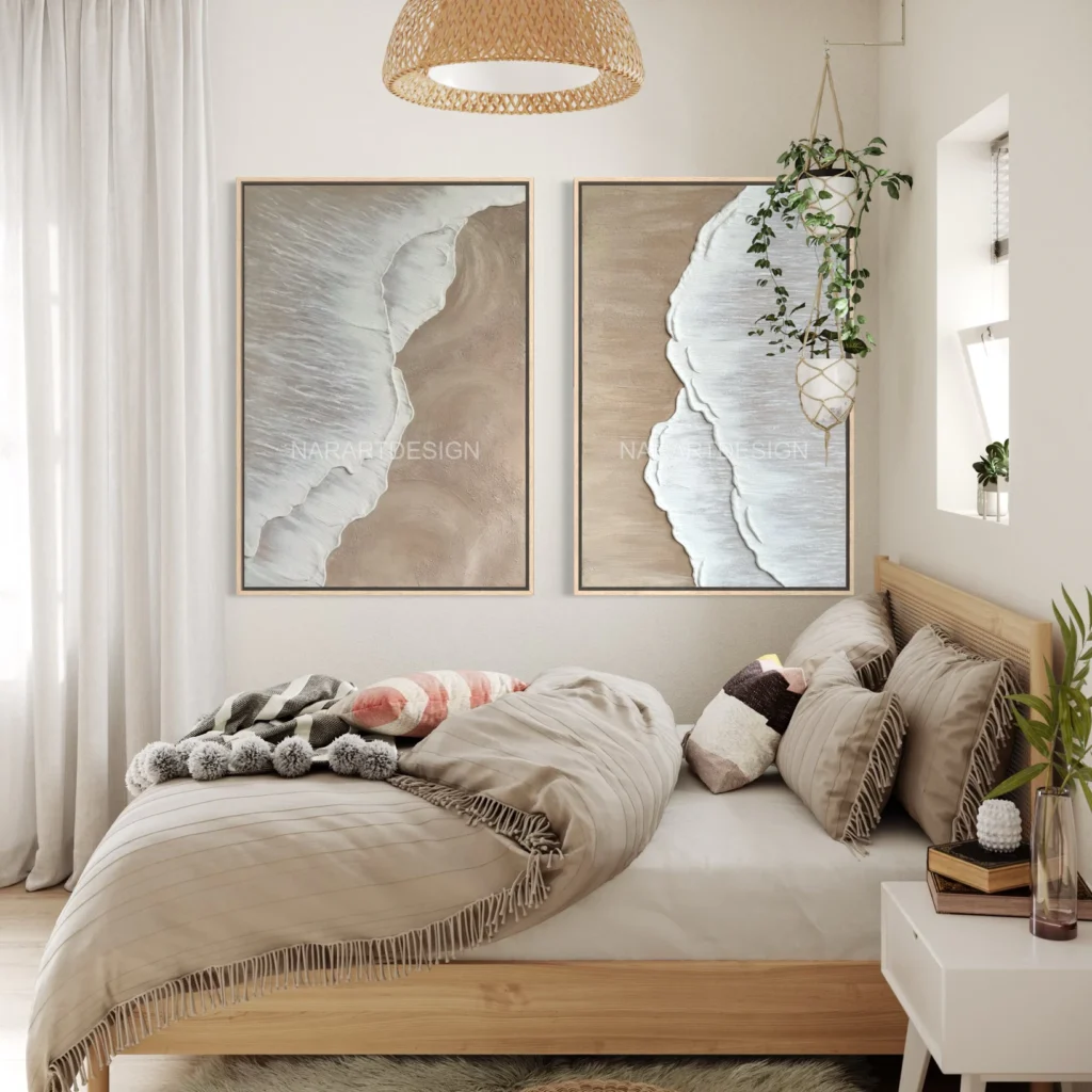 Soft Waves ikili tablo seti — mekân görünümü